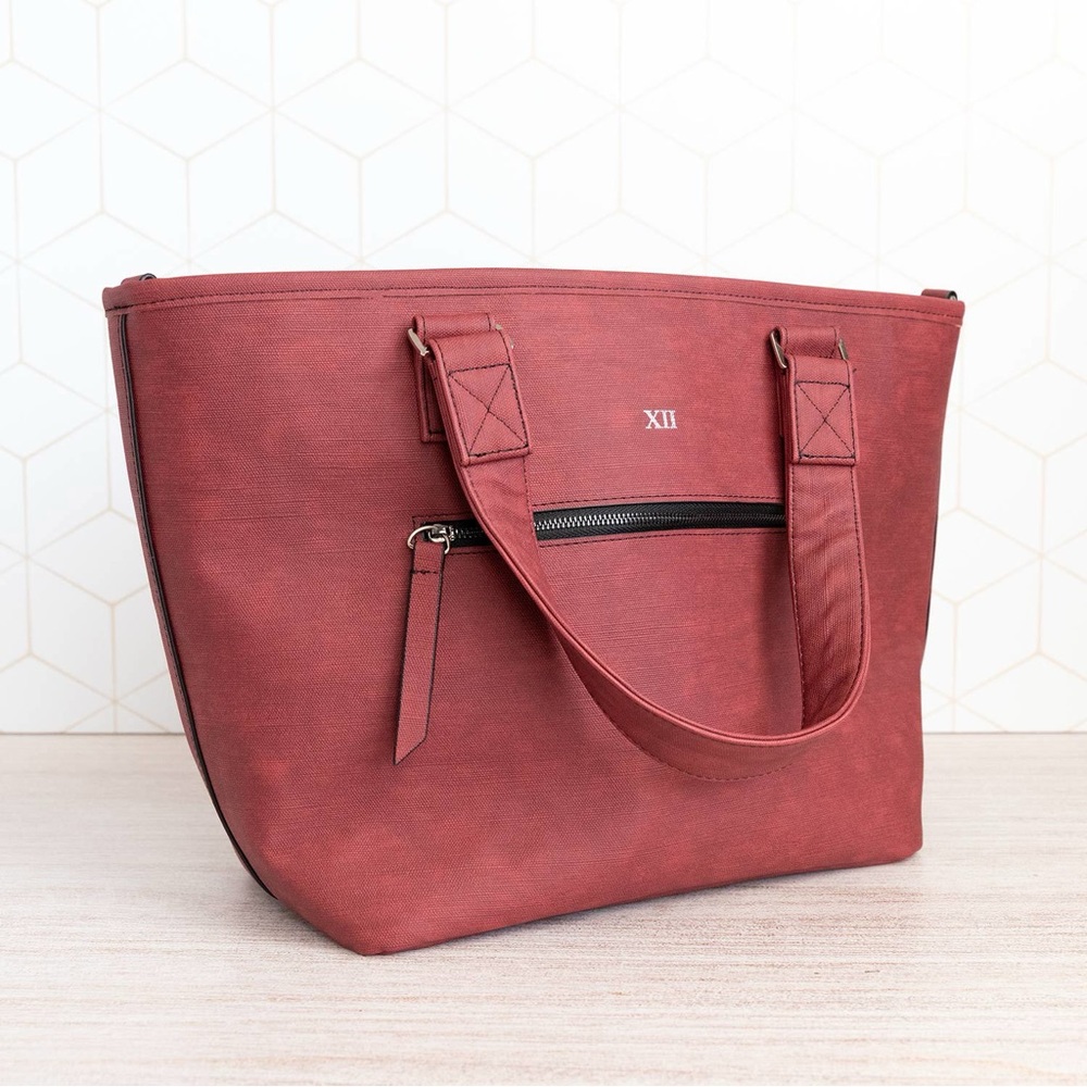 Tula Xii Cranberry Short Refined Tote